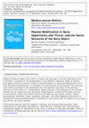 Research paper thumbnail of Popular Mobilization in Syria: Opportunity and Threat, and the Social Networks of the Early Risers