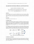 Research paper thumbnail of ALGORITHM FOR IMAGE MIXING AND ENCRYPTION