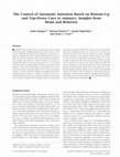 Research paper thumbnail of The Control of Automatic Imitation Based on Bottom-Up and Top-Down Cues to Animacy: Insights from Brain and Behavior
