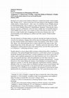 Research paper thumbnail of Essay on Wadjda