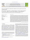 Research paper thumbnail of Satellite-based herbicide rate recommendation for potato haulm killing