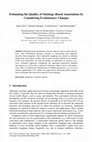 Research paper thumbnail of Estimating the Quality of Ontology-Based Annotations by Considering Evolutionary Changes