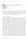Research paper thumbnail of Empirical Arguments for Group Minds: A Critical Appraisal