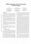 Research paper thumbnail of SIMD compression and the intersection of sorted integers