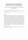 Research paper thumbnail of Spatial Structures and Spatial Spillovers: A GME Approach