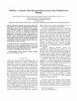Research paper thumbnail of Wiki-rec: A semantic-based recommendation system using Wikipedia as an ontology