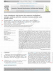 Research paper thumbnail of A low carbohydrate, high protein diet suppresses intratumoral androgen synthesis and slows castration-resistant prostate tumor growth in mice