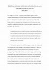 Research paper thumbnail of Health, healing and harmony: invalid cookery and feeding by Australian nurses in the Middle East in the First World War
