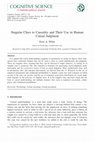 Research paper thumbnail of Singular clues to causality and their use in human causal judgment