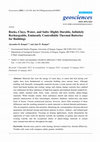 Research paper thumbnail of Rocks, Clays, Water, and Salts: Highly Durable, Infinitely Rechargeable, Eminently Controllable Thermal Batteries for Buildings