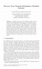 Research paper thumbnail of Recovery Nets: Towards Self-Adaptive Workflow Systems