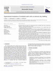 Research paper thumbnail of Experimental evaluation of ventilated walls with an external clay cladding