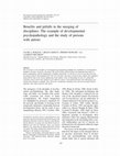 Research paper thumbnail of Benefits and pitfalls in the merging of disciplines: The example of developmental psychopathology and the study of persons with autism