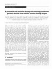 Research paper thumbnail of A geospatial web portal for sharing and analyzing greenhouse gas data derived from satellite remote sensing images
