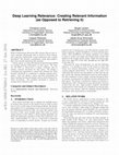 Research paper thumbnail of Deep Learning Relevance: Creating Relevant Information (as Opposed to Retrieving it)