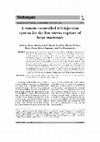 Research paper thumbnail of A remote-controlled teleinjection system for the low-stress capture of large mammals