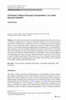 Research paper thumbnail of Claremont Colleges Emergency Preparedness: An Action Research Initiative