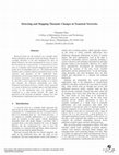 Research paper thumbnail of Detecting and Mapping Thematic Changes in Transient Networks