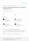 Research paper thumbnail of Zeolites and Mafic Phyllosilicates in Livingston Island, Antarctica