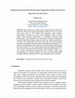 Research paper thumbnail of Pembelajaran Menyimak Buku Harian dengan Menggunakan Teknik Satu Kelas Satu Mulut Pada Siswa Kelas II SD