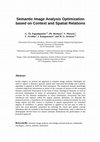 Research paper thumbnail of Semantic Image Analysis Optimization based on Context and Spatial Relations
