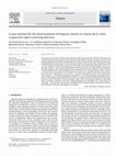 Research paper thumbnail of A new method for the determination of biogenic amines in cheese by LC with evaporative light scattering detector