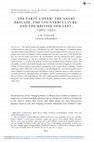 Research paper thumbnail of The party's over? The Angry Brigade, the counterculture, and the British New Left, 1967-72
