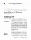 Research paper thumbnail of Valor taxonómico de la forma del ala en seis especies de esfíngidos (Lepidoptera: Sphingidae)