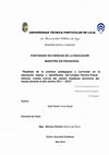 Research paper thumbnail of Realidad de la práctica pedagógica y curricular en la educación básica y bachillerato del colegio técnico fiscal Alfonso Lituma Correa del cantón Gualaceo provincia del Azuay durante el año lectivo 2011 - 2012