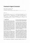 Research paper thumbnail of Overload in Signal Conversion