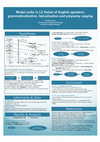 Research paper thumbnail of Modal verbs in L2 Italian of English speakers: grammaticalization, lexicalization and polysemy copying