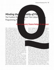 Research paper thumbnail of Minding the Materiality of Film: The Frankfurt Program "Film Culture: Archiving, Programming, Presentation"