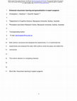 Research paper thumbnail of Enhanced visuomotor learning and generalization in expert surgeons 2