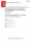 Research paper thumbnail of Plain Dealing Women: Lois Lane and the Origin of the Comic Book Heroine (A Conversation with Laura Siegel Larson)