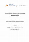 Research paper thumbnail of Emerging governance responses to risks associated with autonomous vehicles