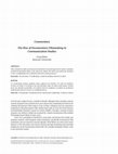 Research paper thumbnail of Commentary The Rise of Documentary Filmmaking in Communication Studies