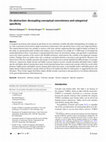 Research paper thumbnail of On abstraction: decoupling conceptual concreteness and categorical specificity
