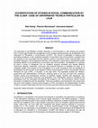 Research paper thumbnail of ACCREDITATION OF STUDIES IN SOCIAL COMMUNICATION BY THE CLAEP. CASE OF UNIVERSIDAD TECNICA PARTICULAR DE LOJA