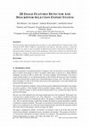Research paper thumbnail of 2d Image Features Detector and Descriptor Selection Expert System
