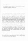 Research paper thumbnail of La contabilità a partita doppia e la "razionalità " economica occidentale: Max Weber e Jack Goody
