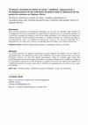 Research paper thumbnail of El dinero machista lo vuelve al varon conflictos separaciones y reconfiguraciones de las relaciones de genero bajo la influencia de los proyectos mineros en Espinar (Perú)