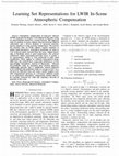 Research paper thumbnail of Learning Set Representations for LWIR In-Scene Atmospheric Compensation