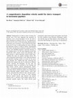 Research paper thumbnail of A comprehensive deposition velocity model for slurry transport in horizontal pipelines
