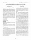 Research paper thumbnail of Generic Outlier Detection in Multi-Armed Bandit