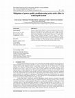 Research paper thumbnail of Mitigation of power quality problems using series active filter in a microgrid system