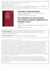 Research paper thumbnail of Peer assessment in group projects accounting for assessor reliability by an iterative method