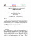 Research paper thumbnail of A Super Non-dominated Point for Multi-objective Transportation Problem