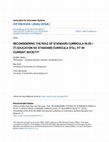 Research paper thumbnail of Reconsidering the Role of Standard Curricula in (Is / It) Education Do Standard Curricula Still Fit in Current Society?