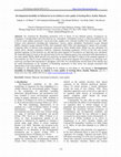 Research paper thumbnail of Developmental instability in Odonata larvae in relation to water quality of Serdang River, Kedah, Malaysia