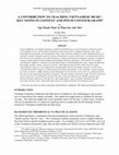 Research paper thumbnail of A CONTRIBUTION TO TEACHING VIETNAMESE MUSIC : KEY NOTES IN CONTEXT AND PITCH CONTOUR GRAPH 1 by Ngô